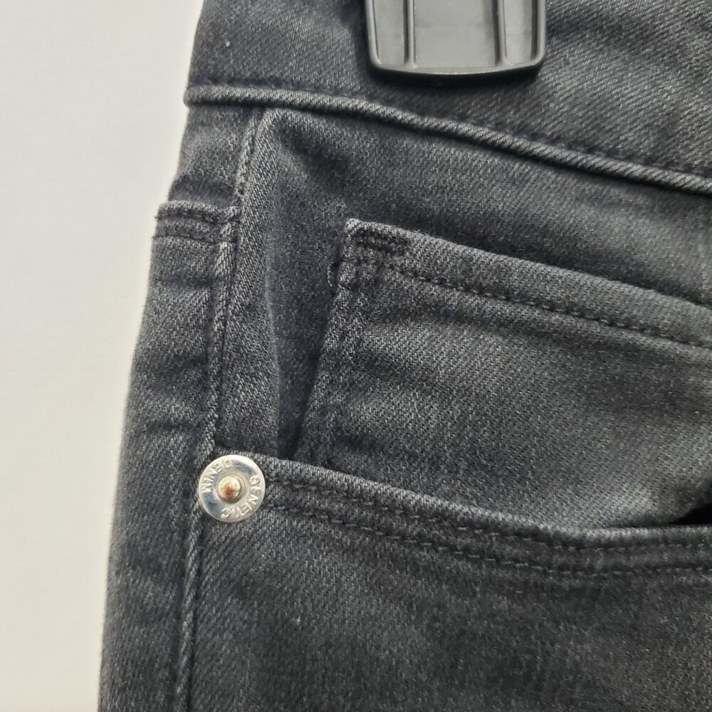 Genetic‎ Denim Heroine Stem Mid-Rise Skinny Women's Black Stretch Jeans USA 24 - Picture 2 of 12